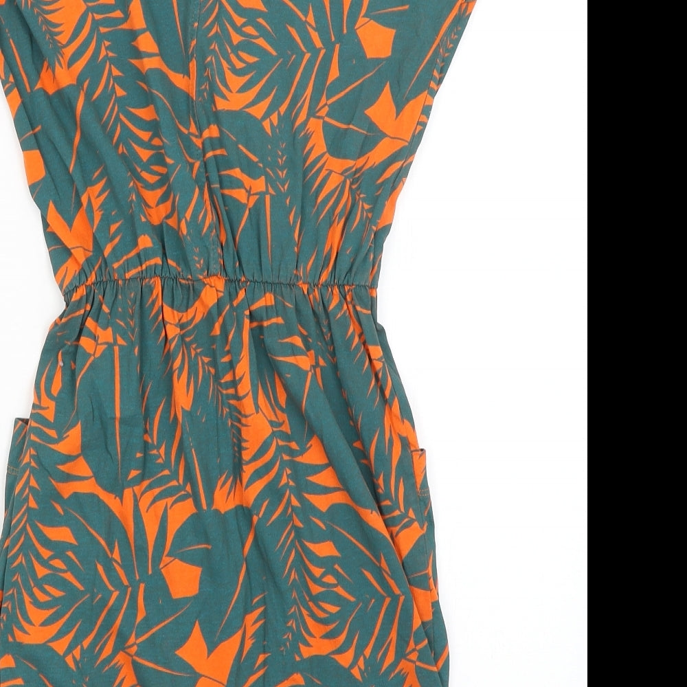 Avenue Womens Green Floral  Bodycon  Size 8
