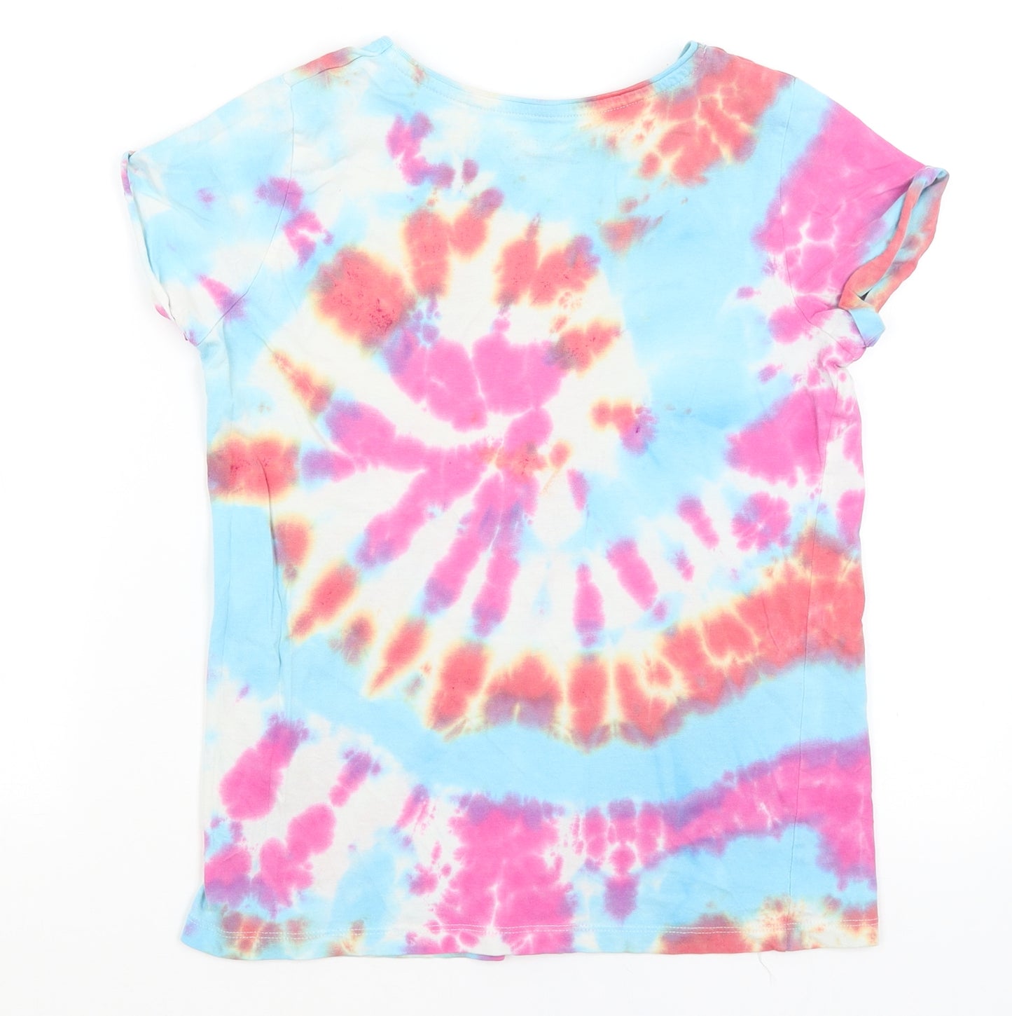 Primark Girls Blue   Basic T-Shirt Size 12-13 Years  - Girl Power