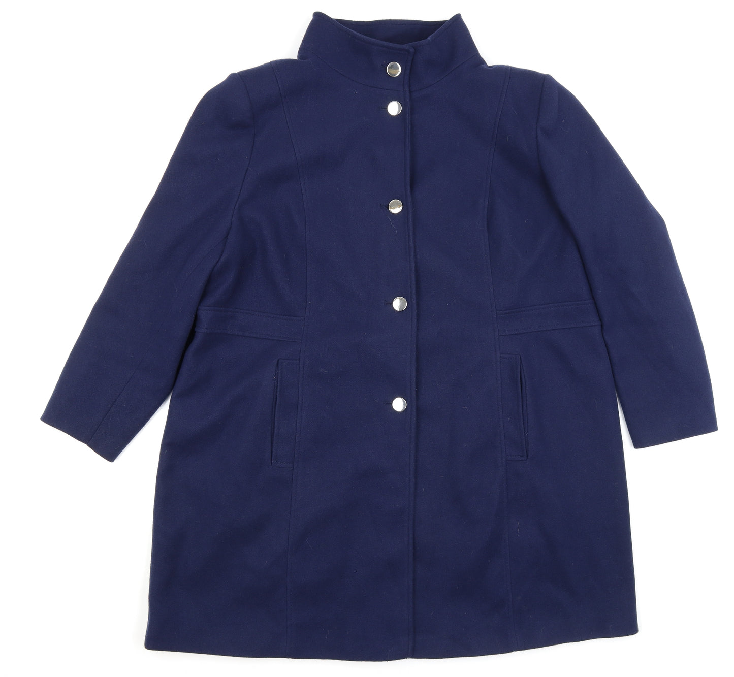 Love Coats Womens Blue   Pea Coat Coat Size 22