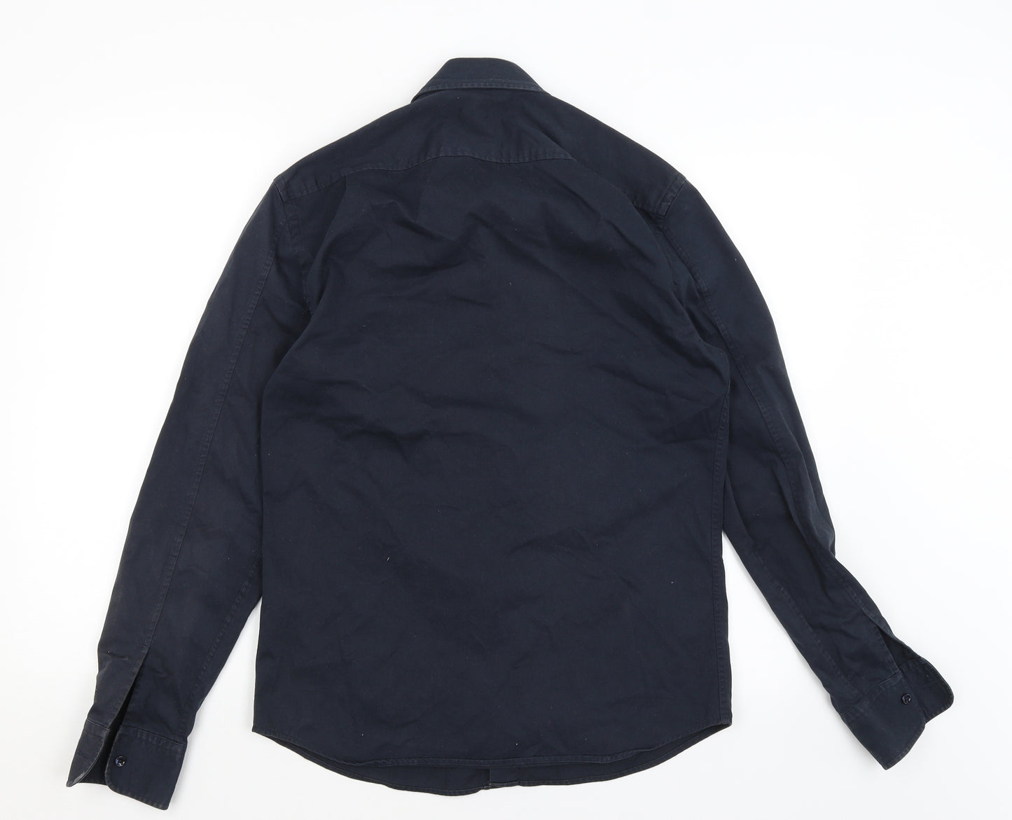 Reiss Mens Black    Button-Up Size M
