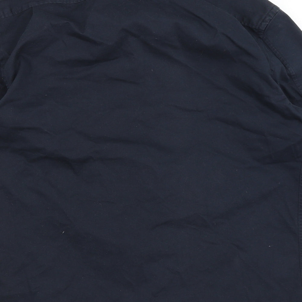 Reiss Mens Black    Button-Up Size M