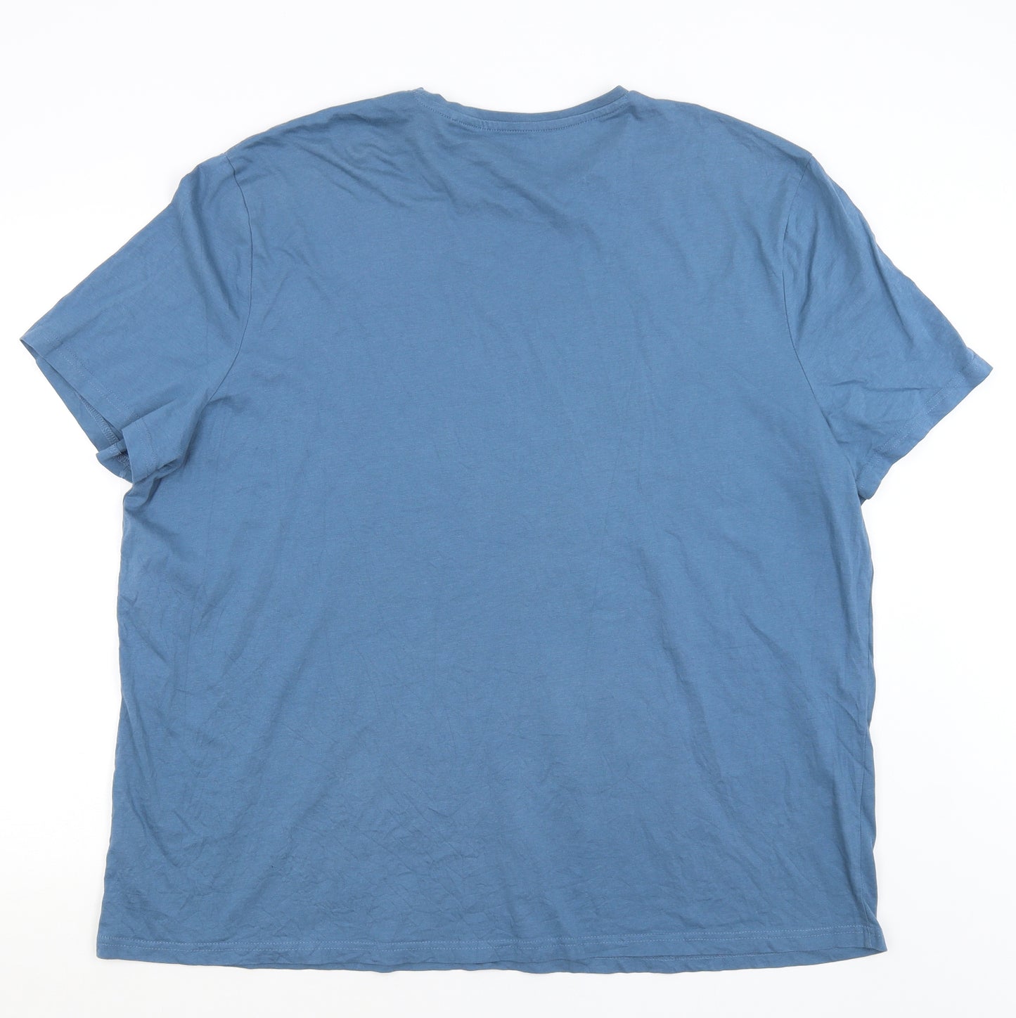 George Mens Blue    T-Shirt Size 4XL