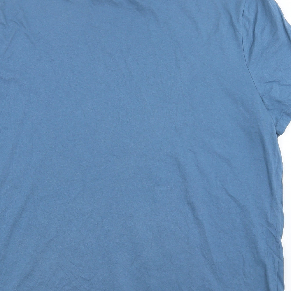 George Mens Blue    T-Shirt Size 4XL