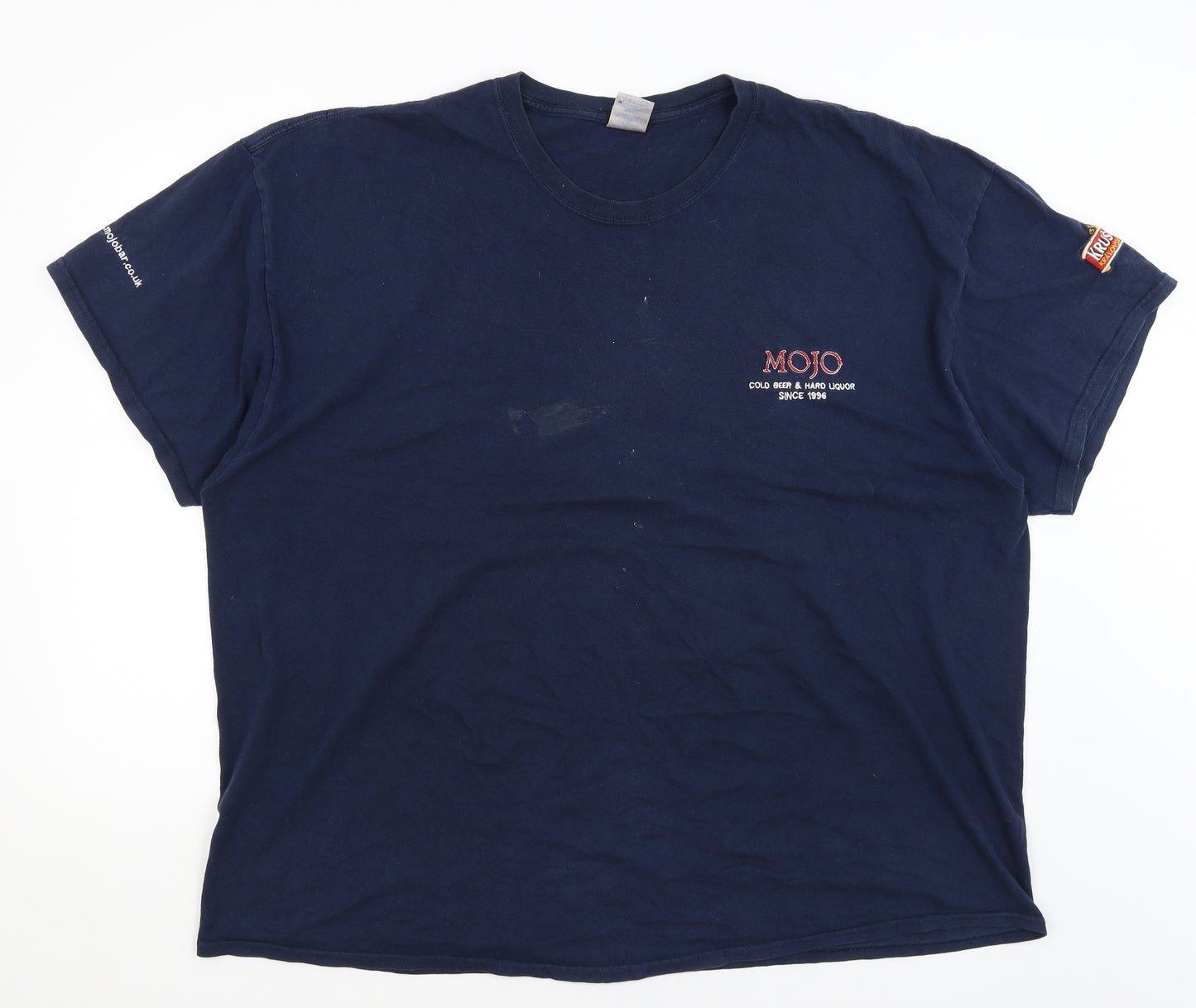 Gildan Mens Blue    T-Shirt Size 3XL  - Mojo Bar