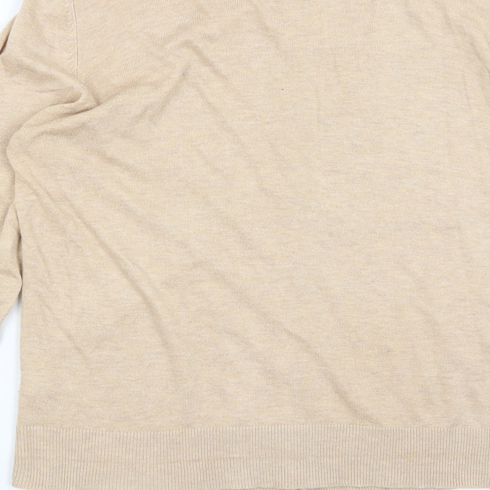 Pep & Co Womens Beige   Cardigan Jumper Size 16