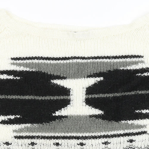 River Island Womens Ivory   Pullover Jumper Size 14