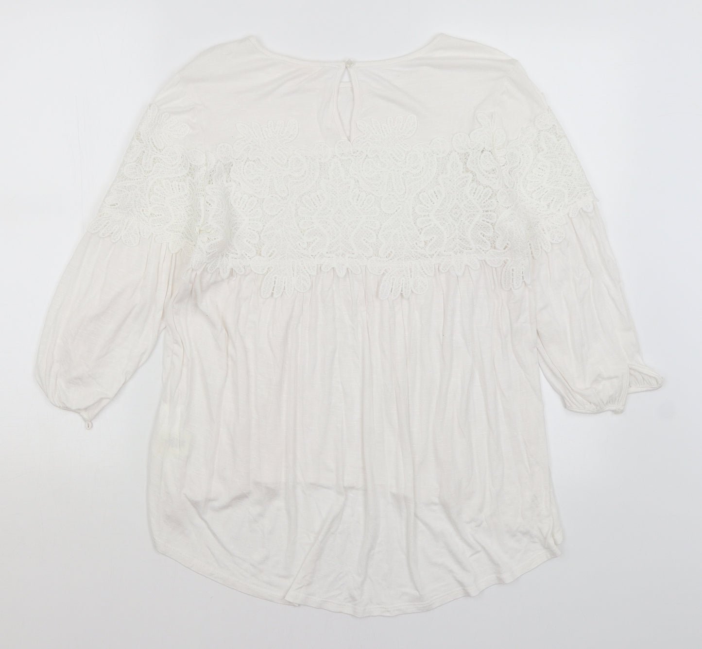 Advia Womens White   Basic Blouse Size S