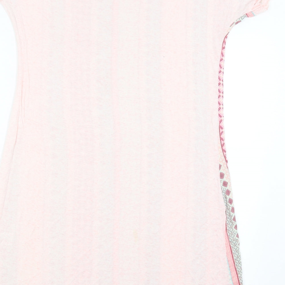 Love to Lounge Womens Pink Geometric  Top Nightshirt Size M