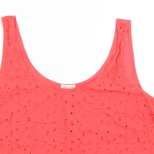 River Island Womens Red   Basic Tank Size 14