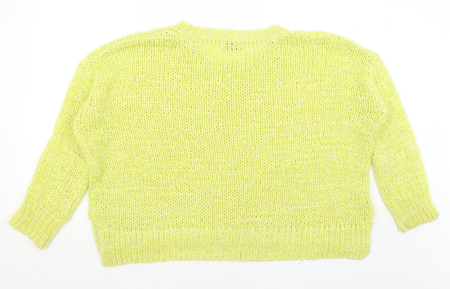 Topshop Womens Yellow   Pullover Jumper Size 12