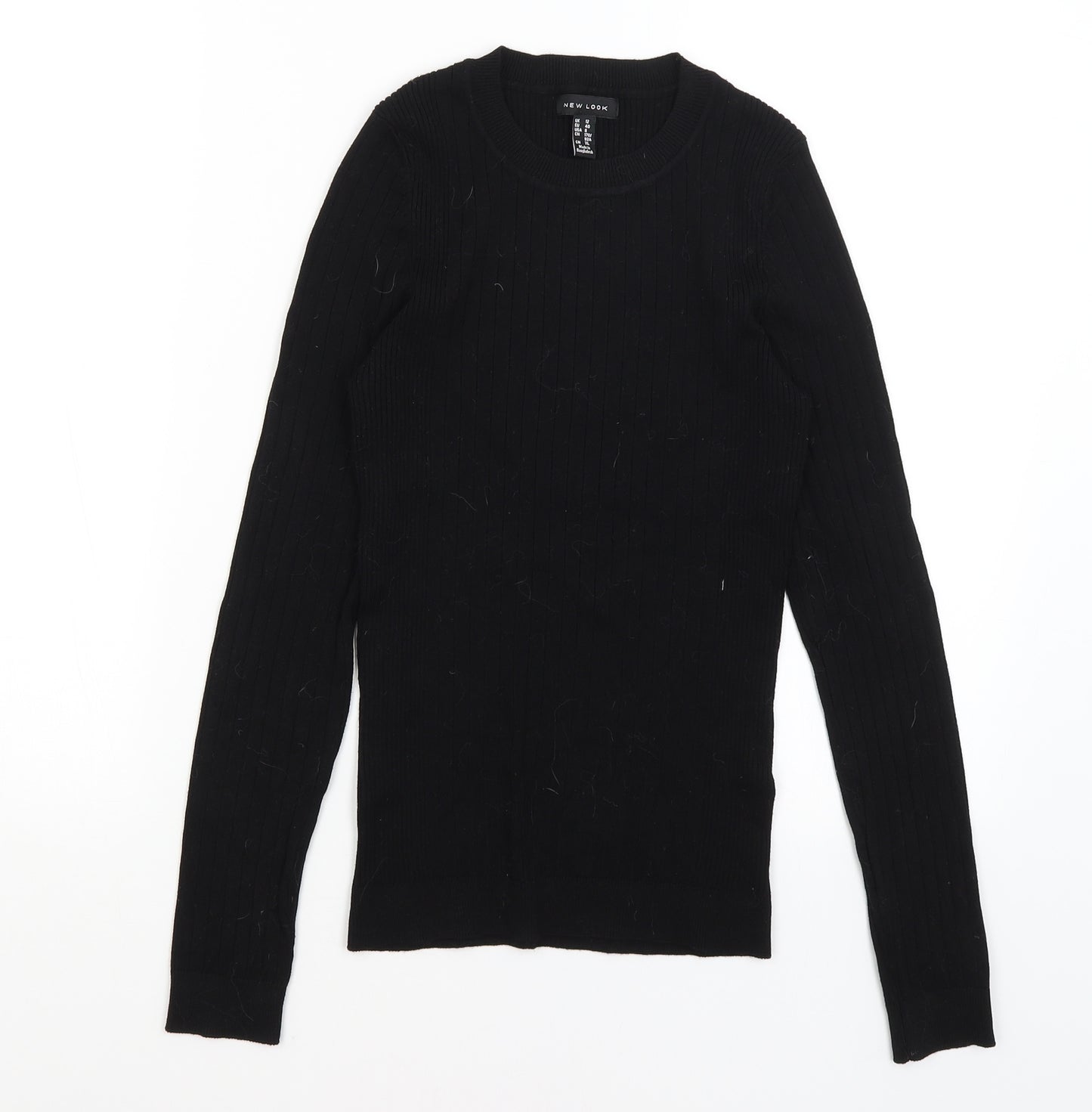 New Look Womens Black   Basic T-Shirt Size 12