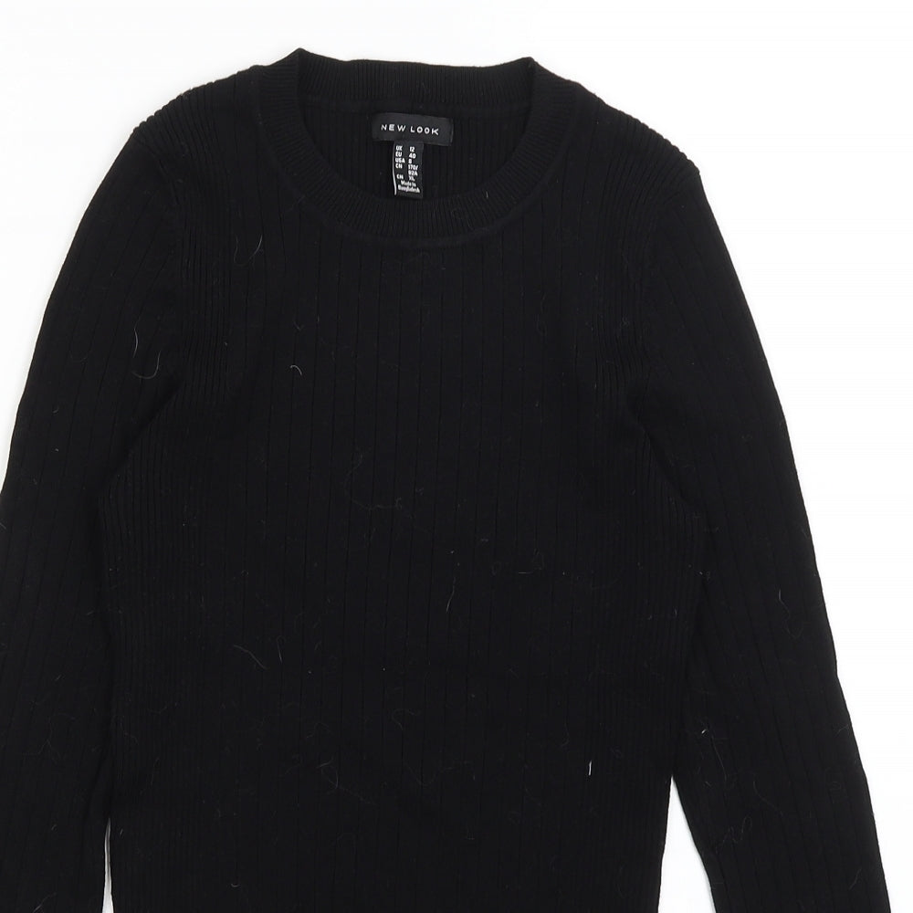 New Look Womens Black   Basic T-Shirt Size 12