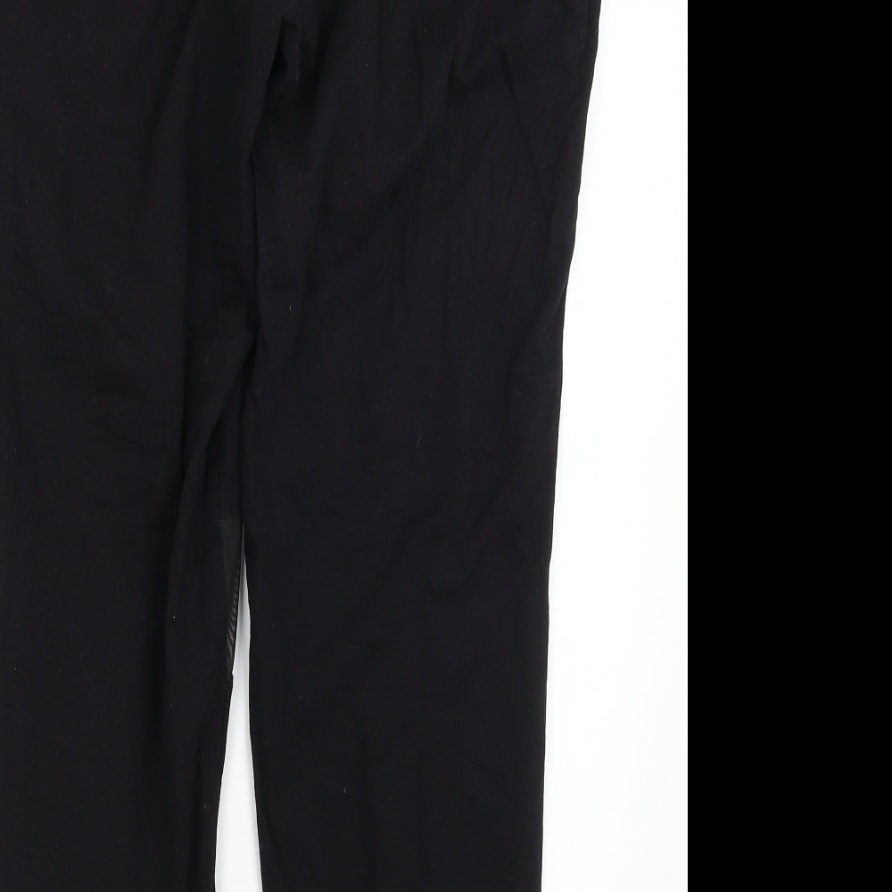 Select Womens Black   Jogger Trousers Size L L28 in
