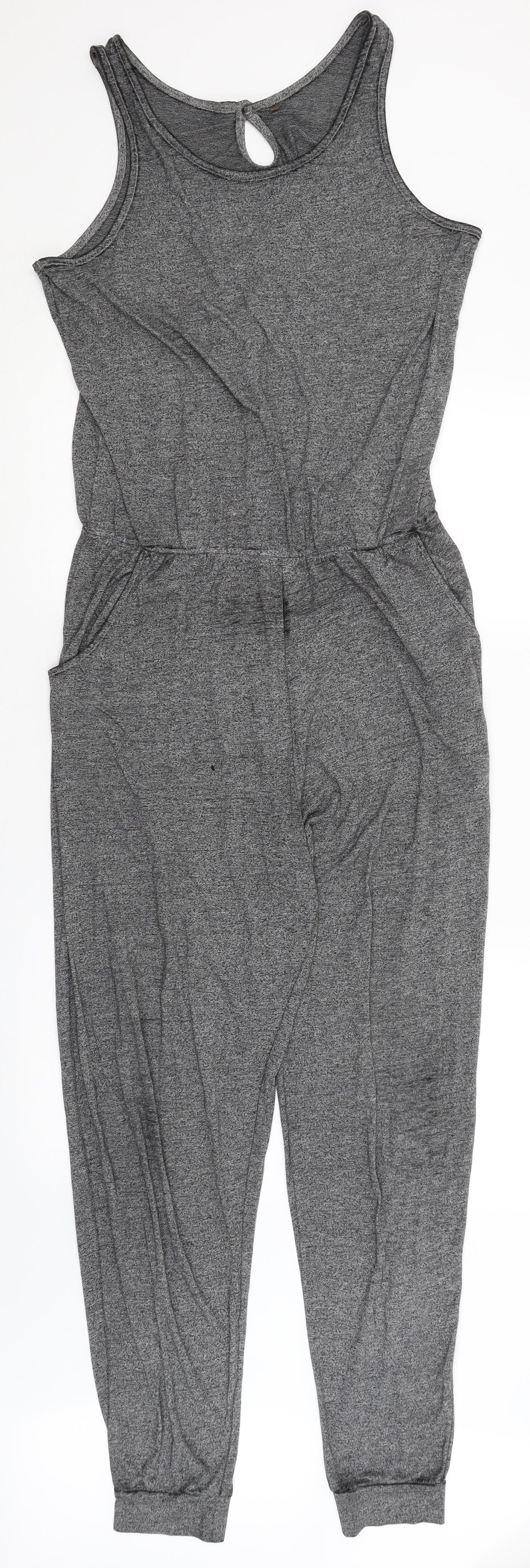 George Womens Grey   Catsuit One-Piece Size 12 L31 in