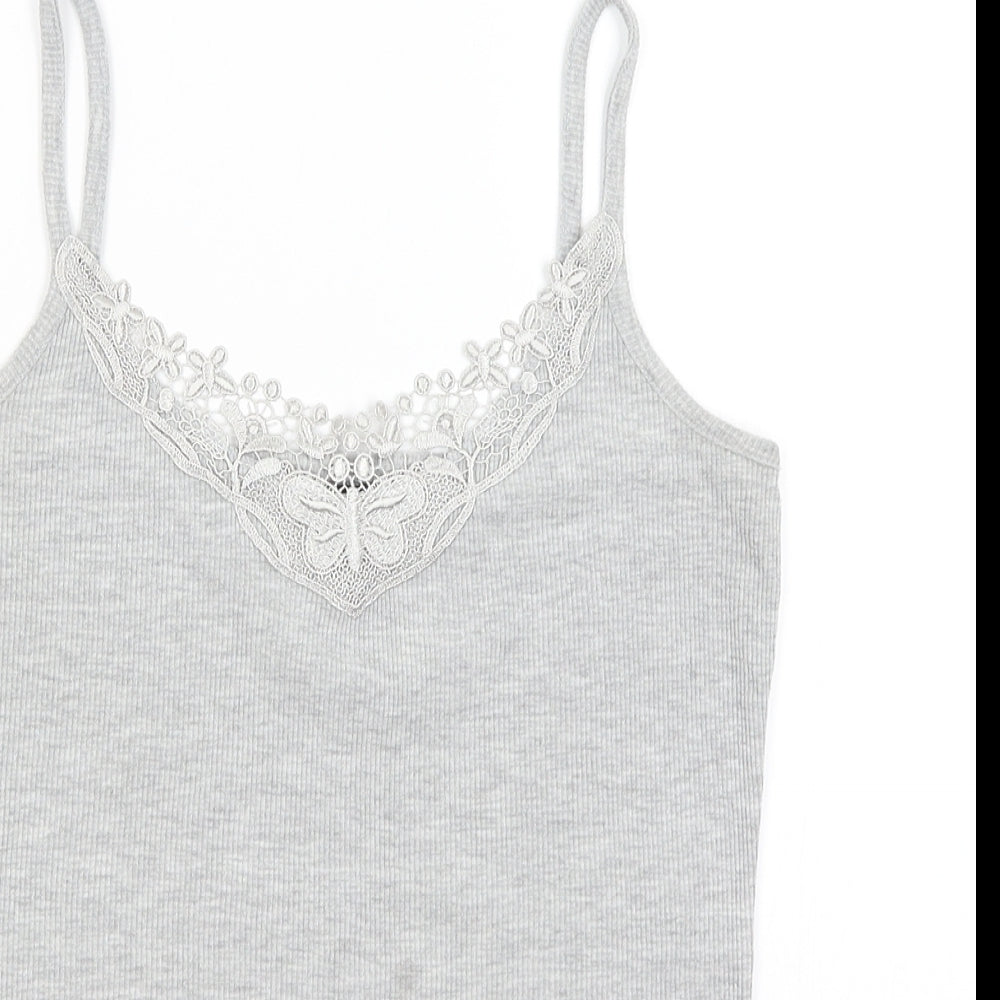 F&F Womens Grey   Camisole Tank Size 12