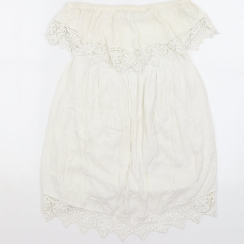 Select Womens White   Basic Blouse Size 10