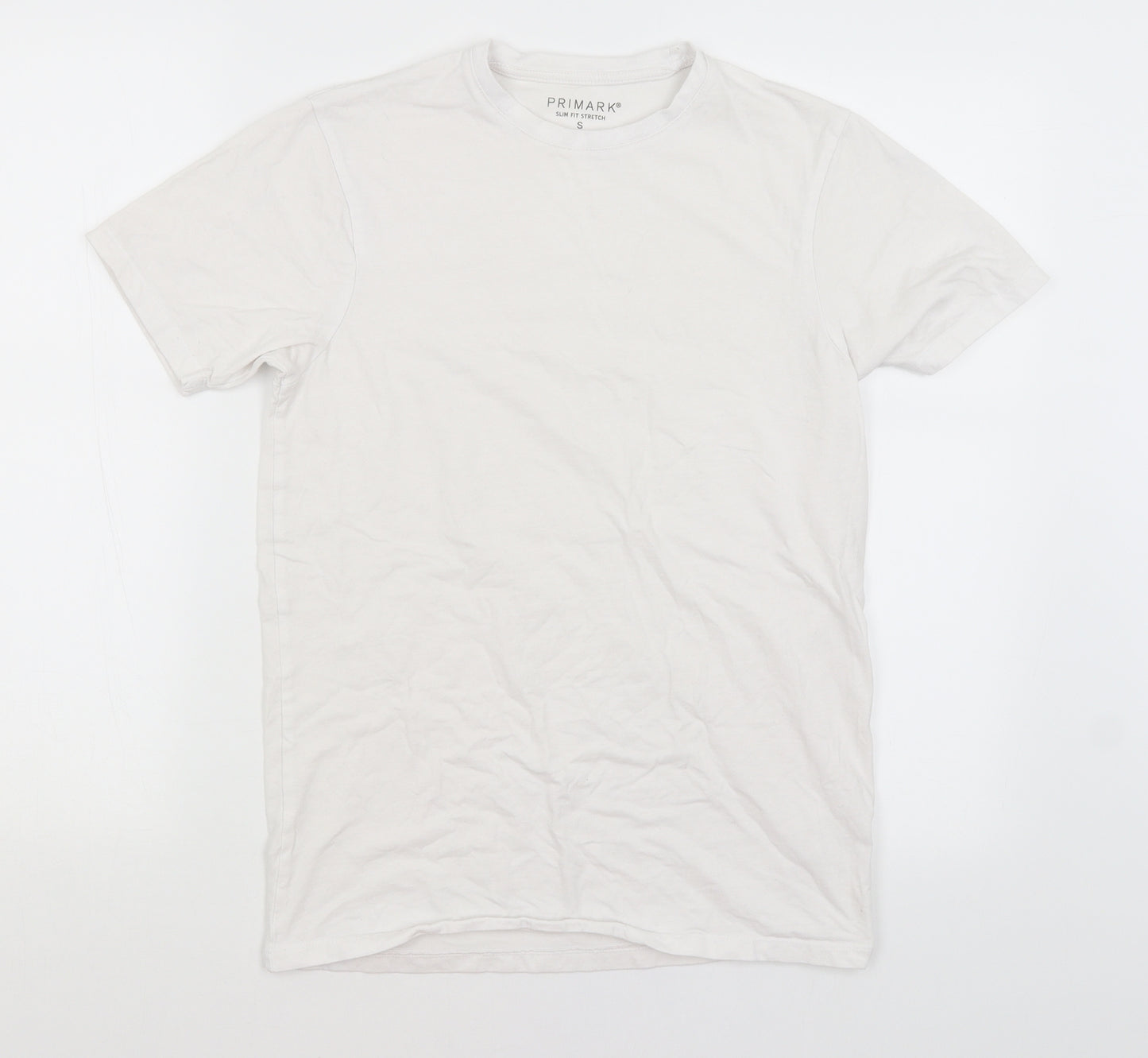 Primark Mens White    T-Shirt Size S
