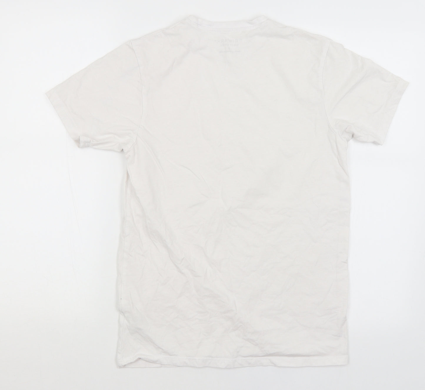 Primark Mens White    T-Shirt Size S