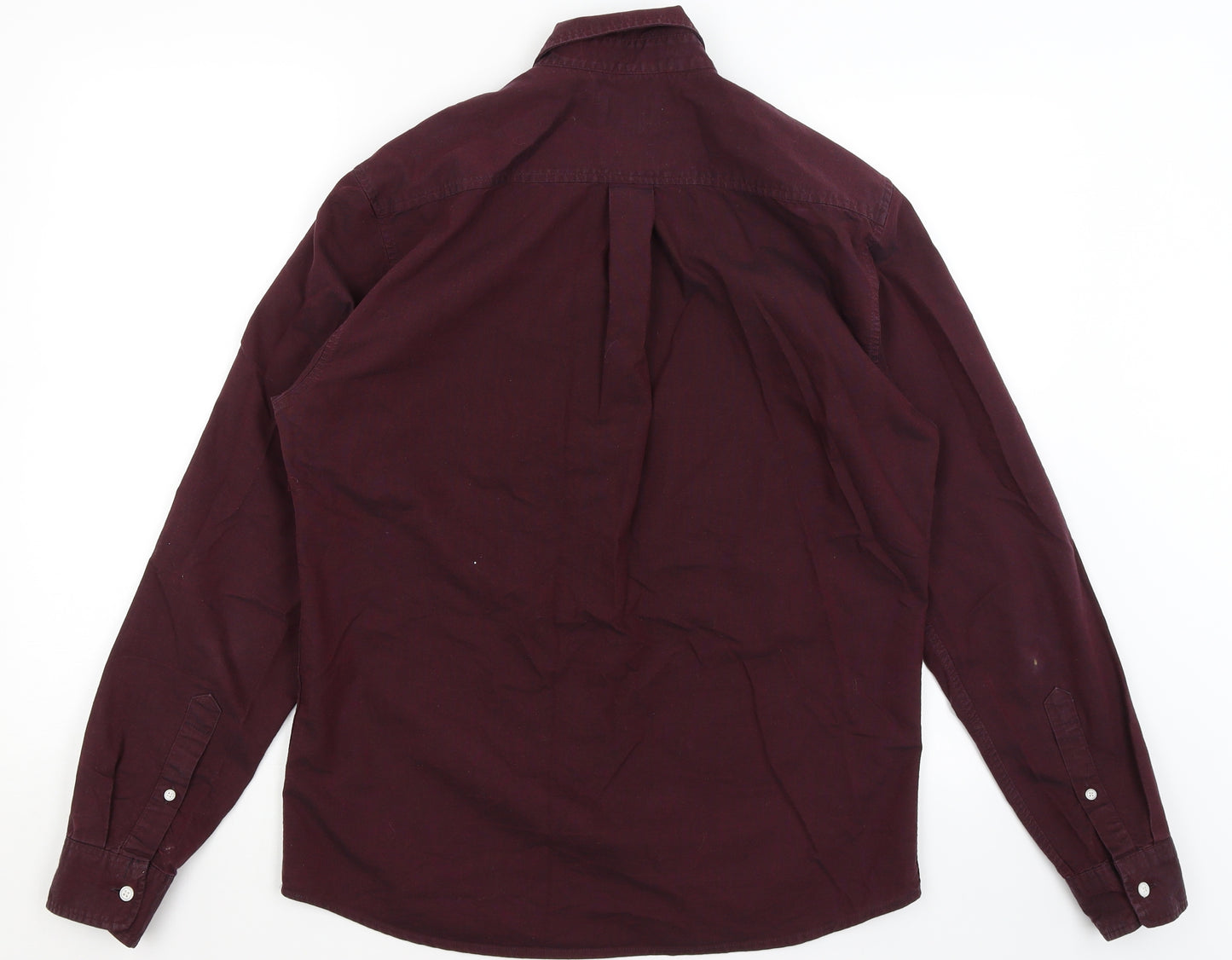 Pull & Bear Mens Purple    Button-Up Size M