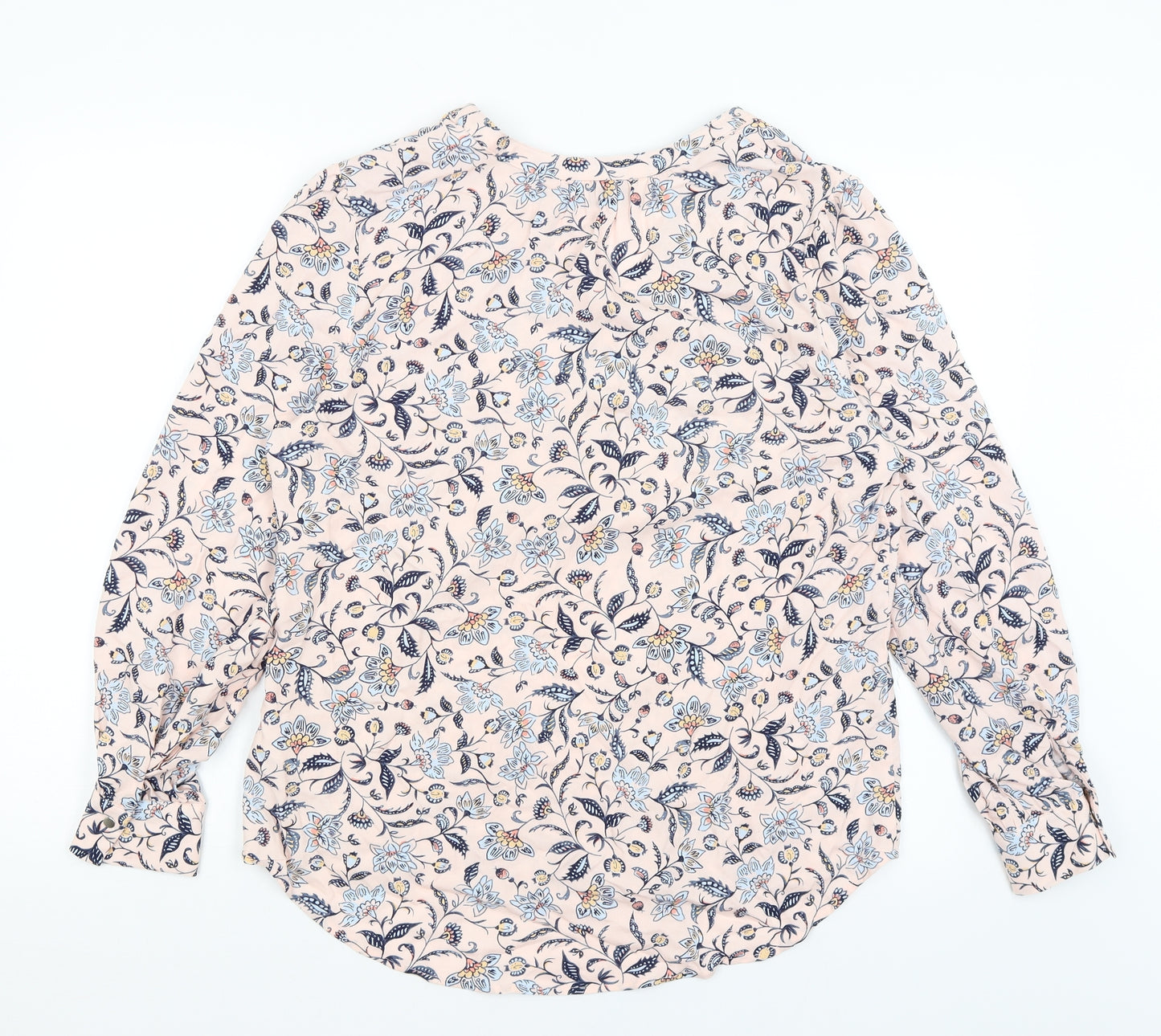 F&F Womens Pink Floral  Basic Blouse Size 14