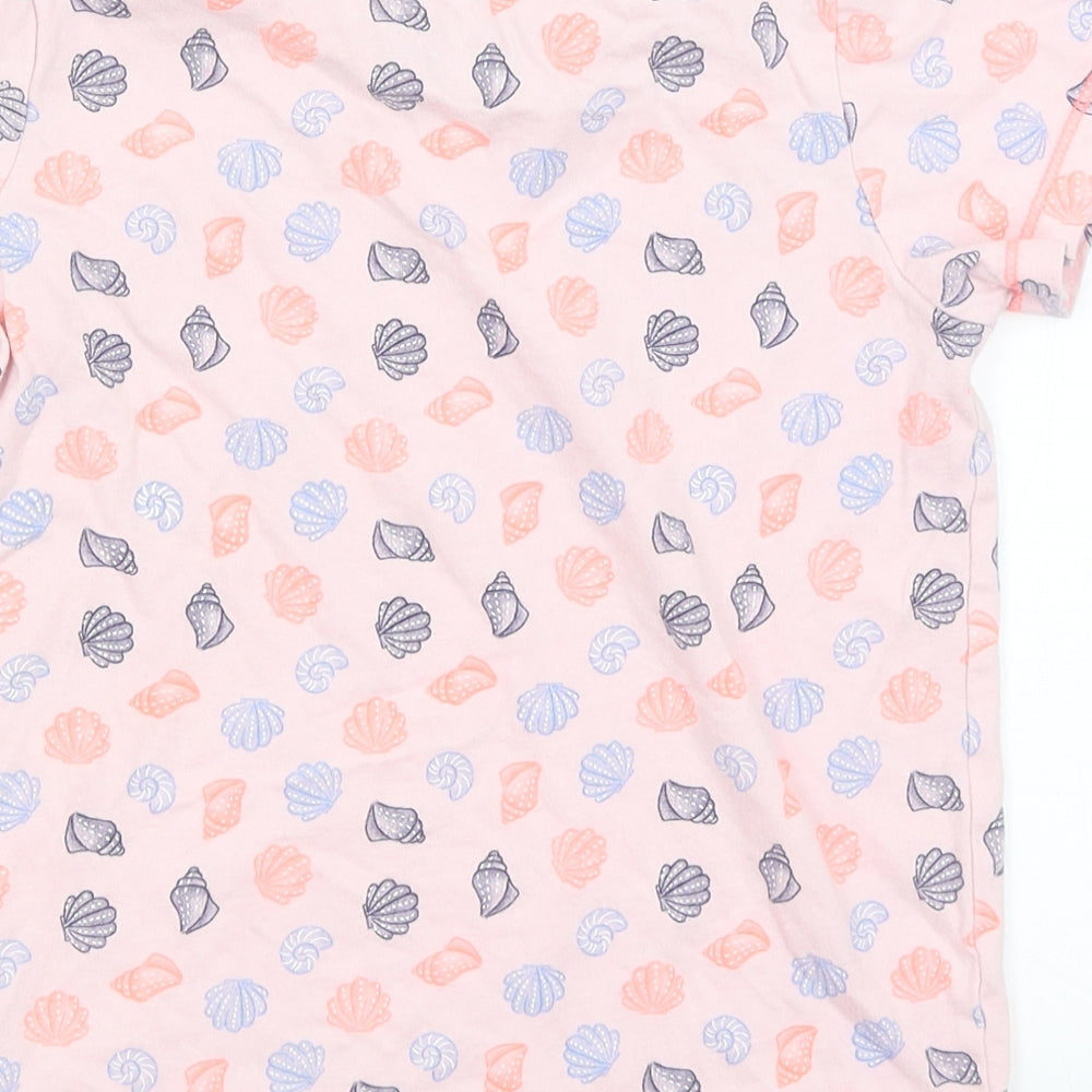 TU Girls Pink   Basic T-Shirt Size 9-10 Years  - Shells