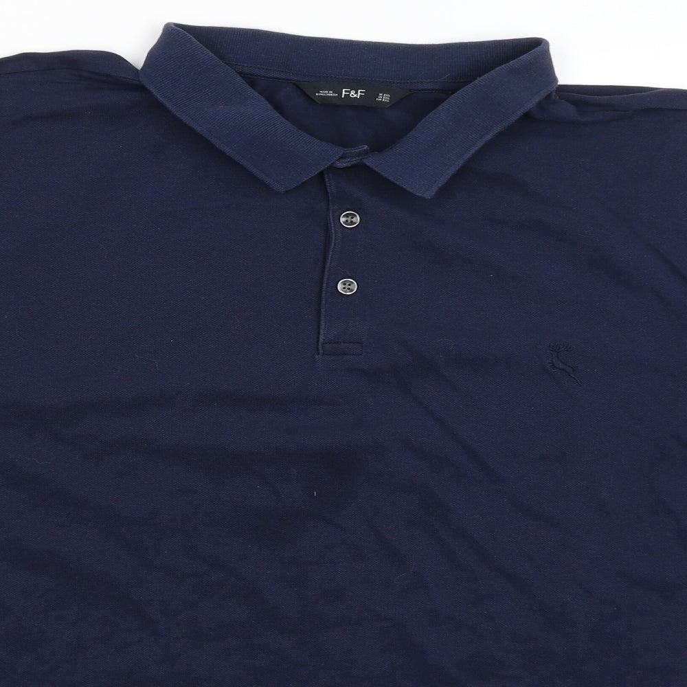 F&F Mens Blue    Polo Size 3XL