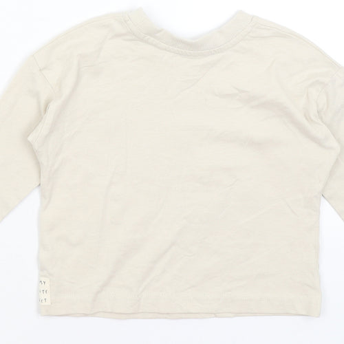 George Baby Brown   Basic T-Shirt Size 12-18 Months  - Good Day
