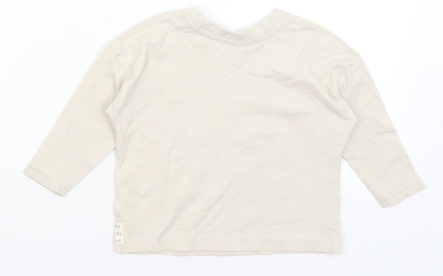 George Baby Brown   Basic T-Shirt Size 12-18 Months  - Good Day