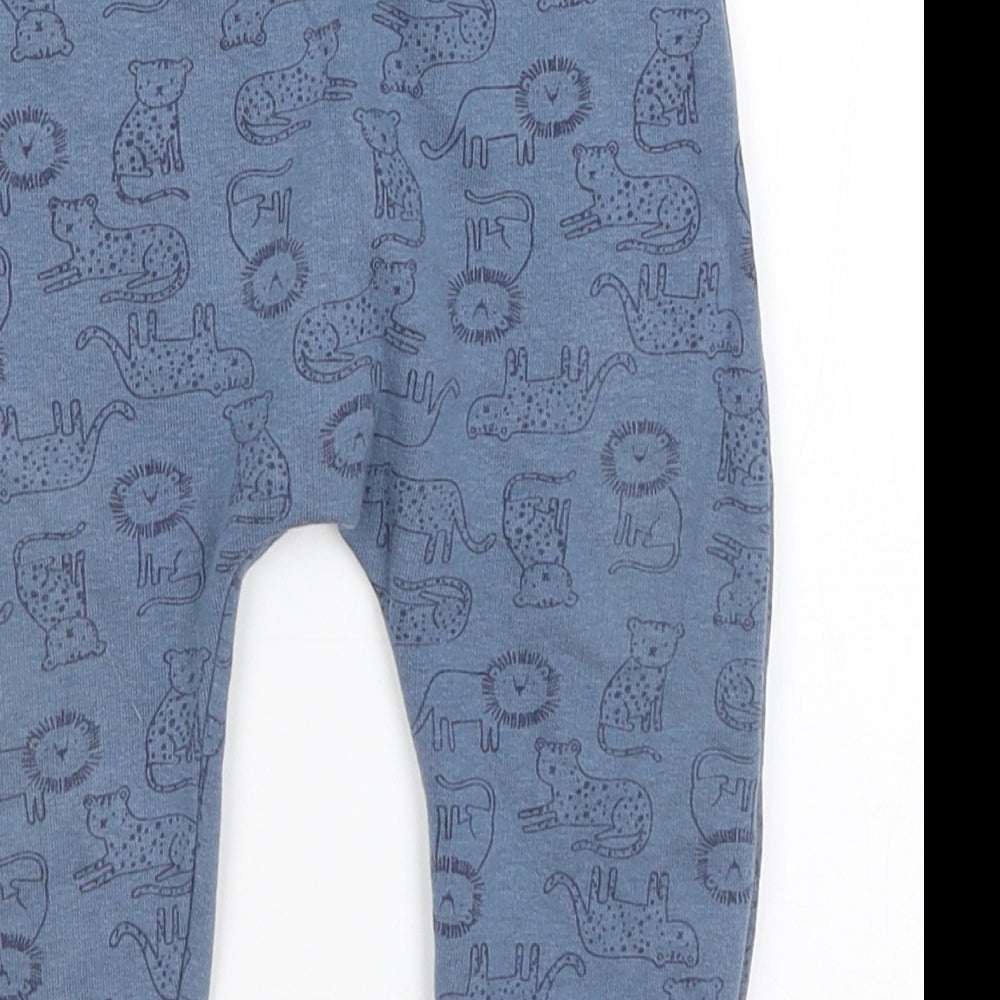 Matalan Baby Blue   Trousers Outfit/Set Size 9-12 Months  - Big Cats