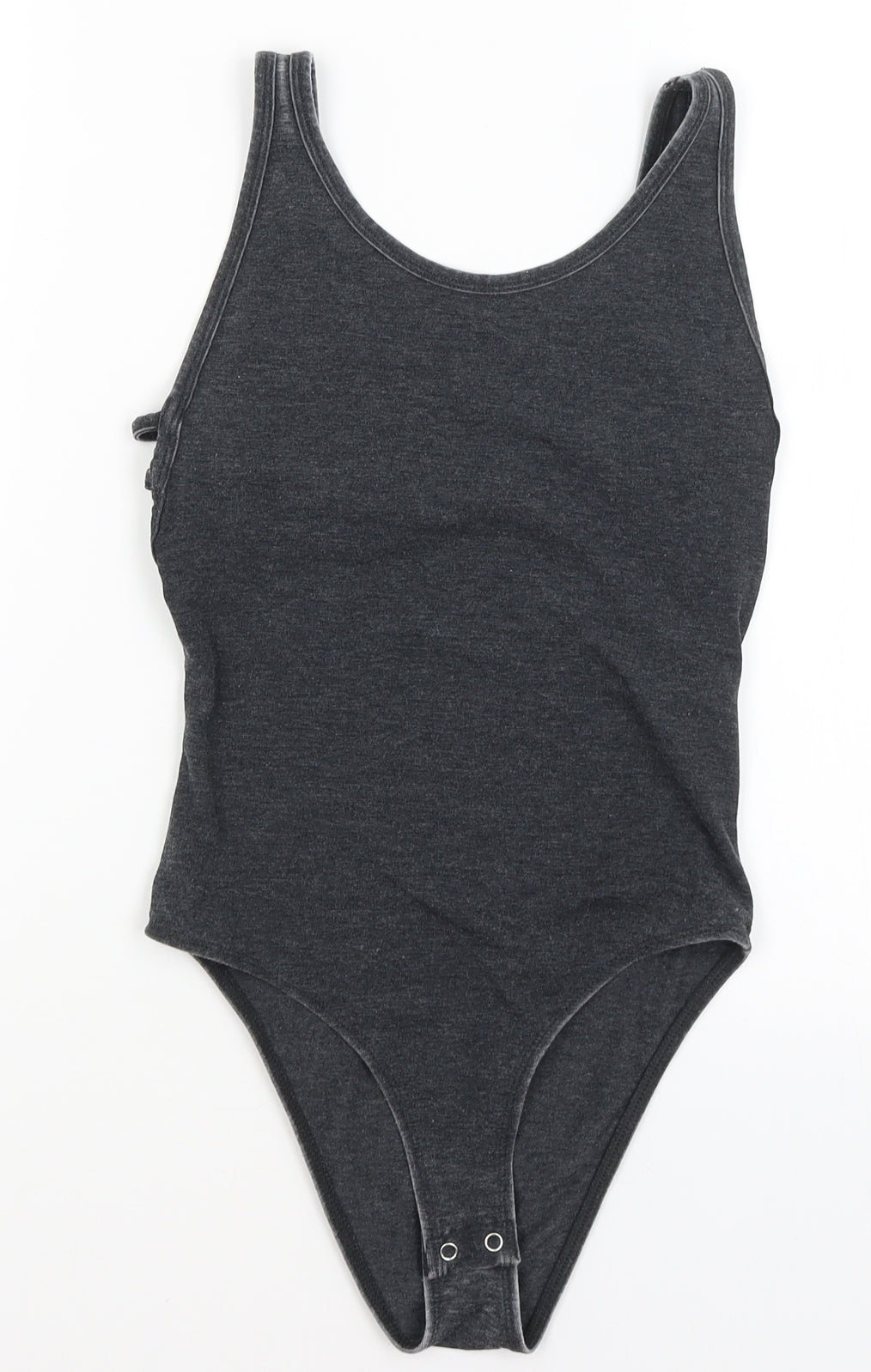 Topshop Womens Grey   Bodysuit One-Piece Size 6
