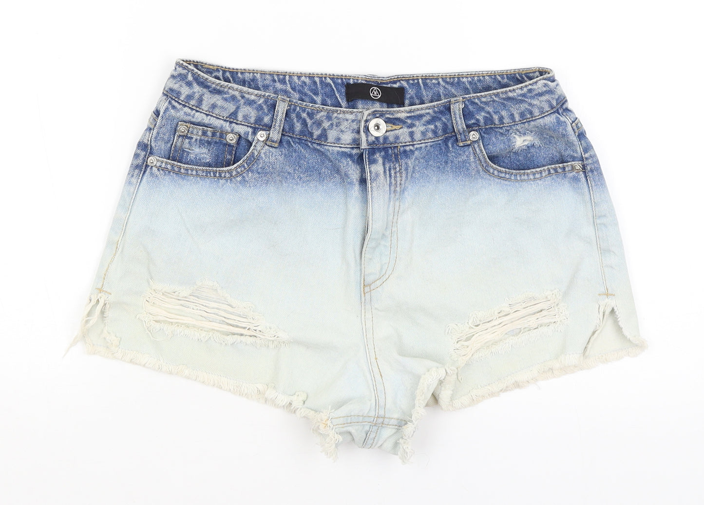Missguided Womens Blue   Hot Pants Shorts Size 10