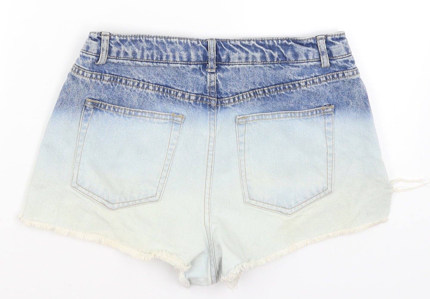Missguided Womens Blue   Hot Pants Shorts Size 10