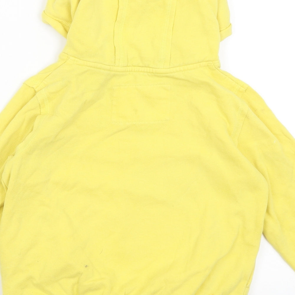 NEXT Girls Yellow   Pullover Hoodie Size 6 Years  - Love U