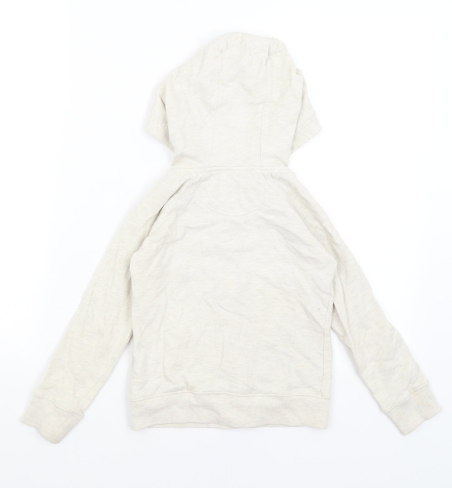 Matalan Girls Beige   Full Zip Hoodie Size 7 Years
