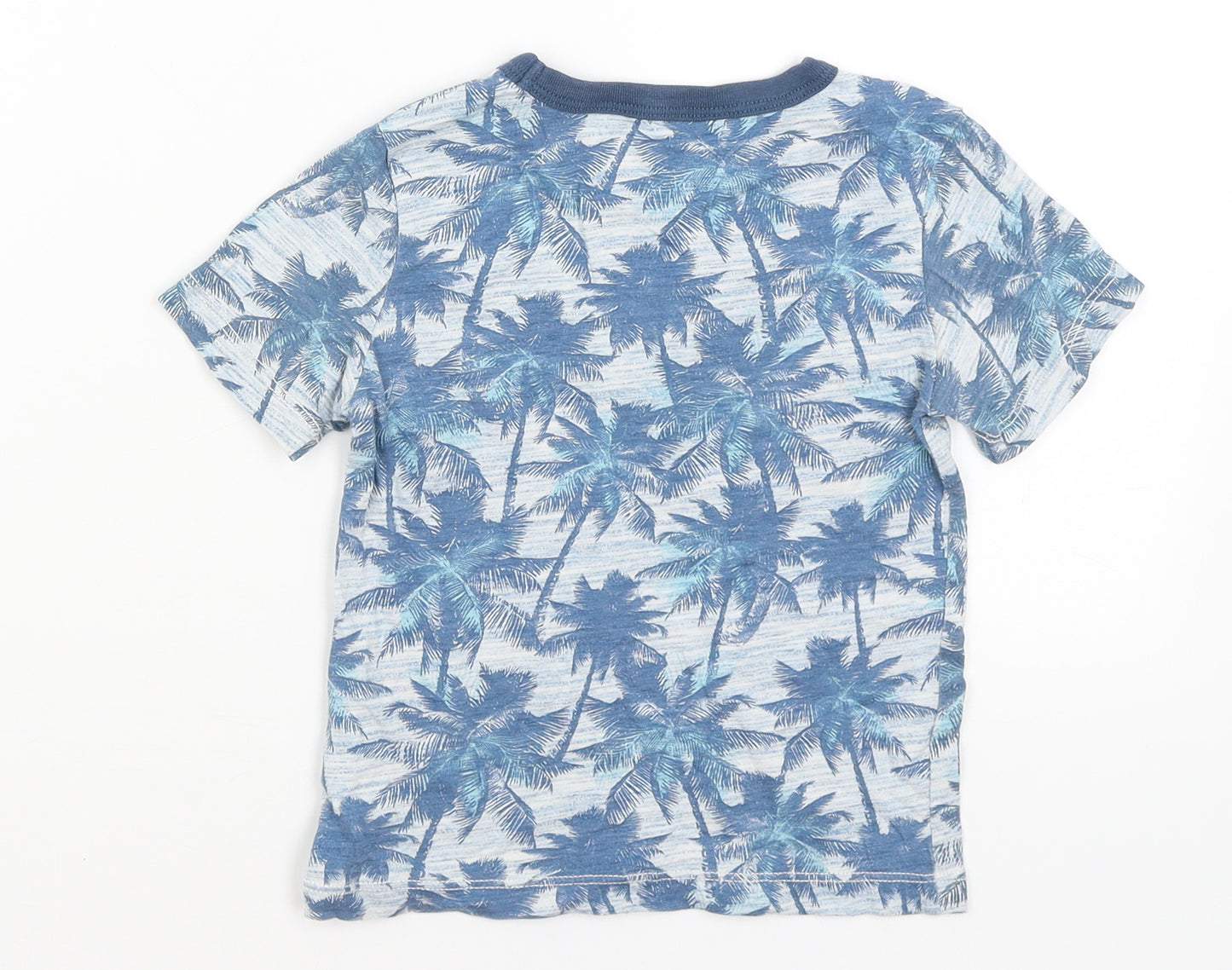 H&M Boys Blue   Basic T-Shirt Size 3-4 Years  - Blue Cove