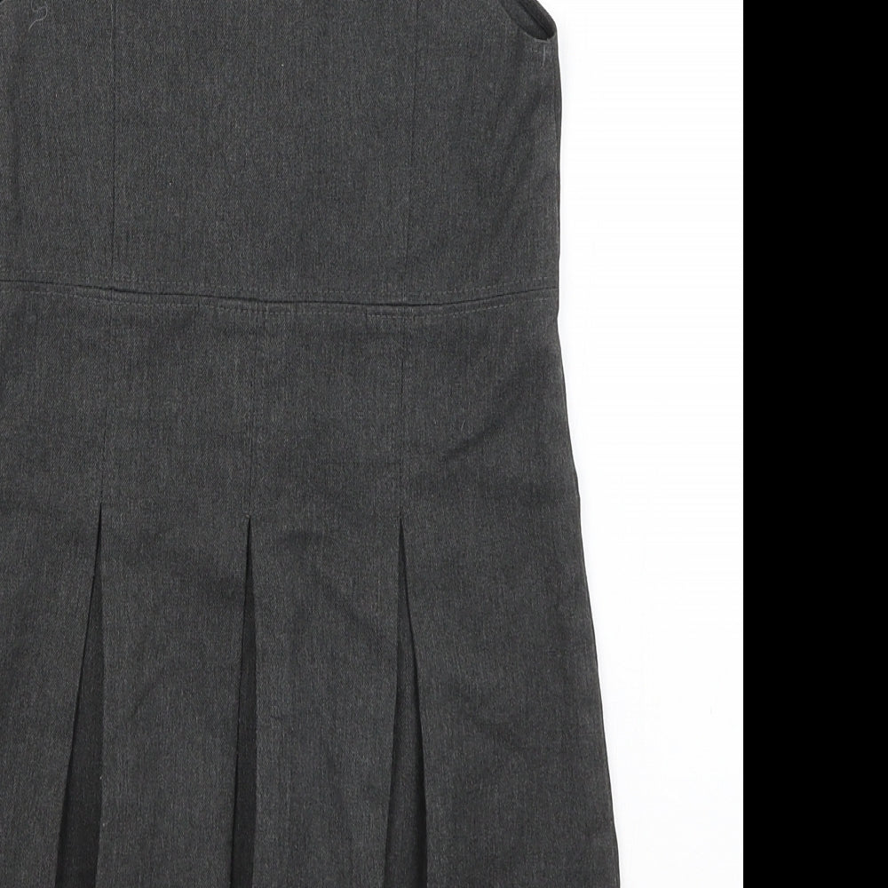 M&S Girls Grey   Fit & Flare  Size 5-6 Years