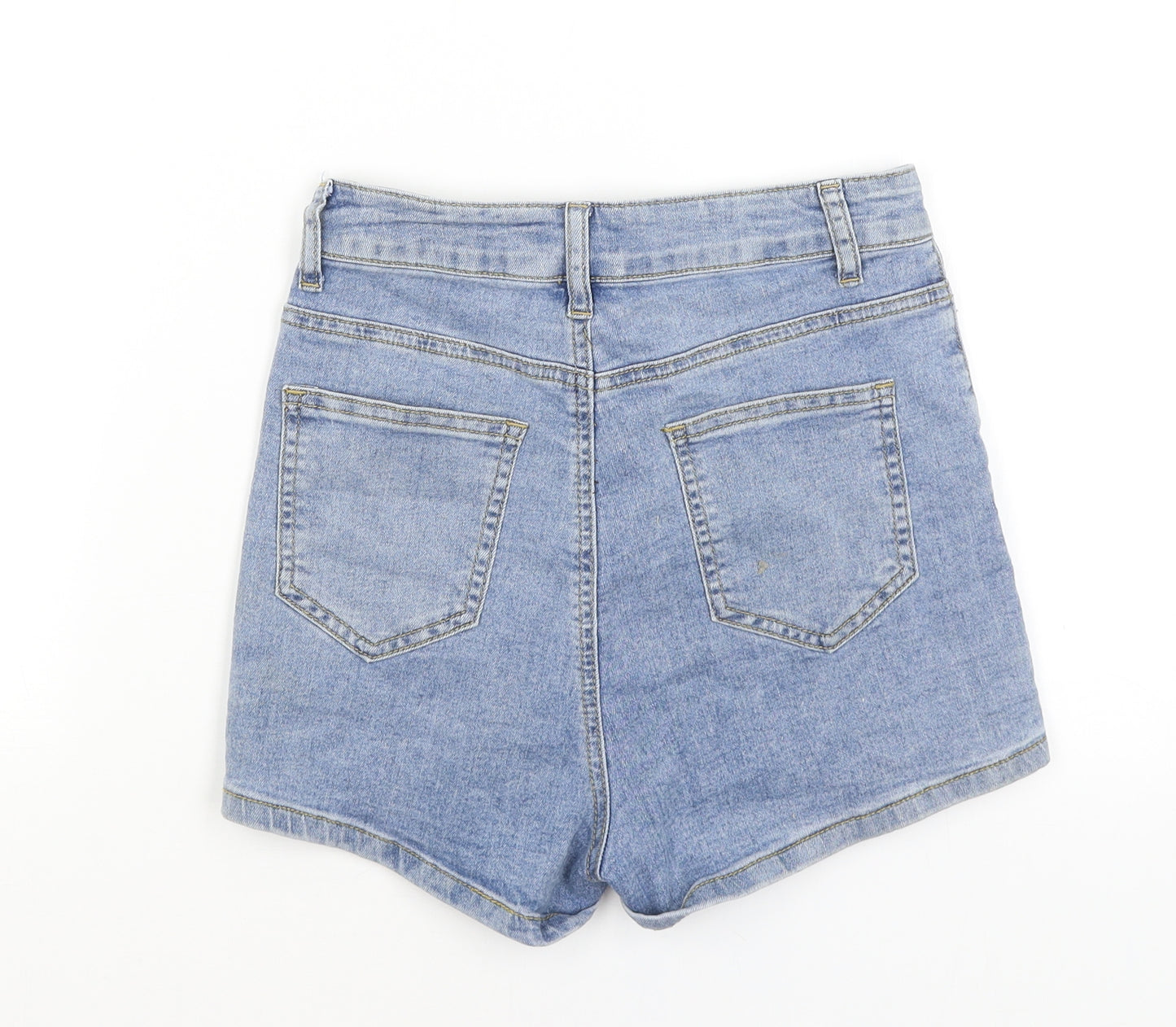 Pretty Little Thing Womens Blue   Mom Shorts Size 8