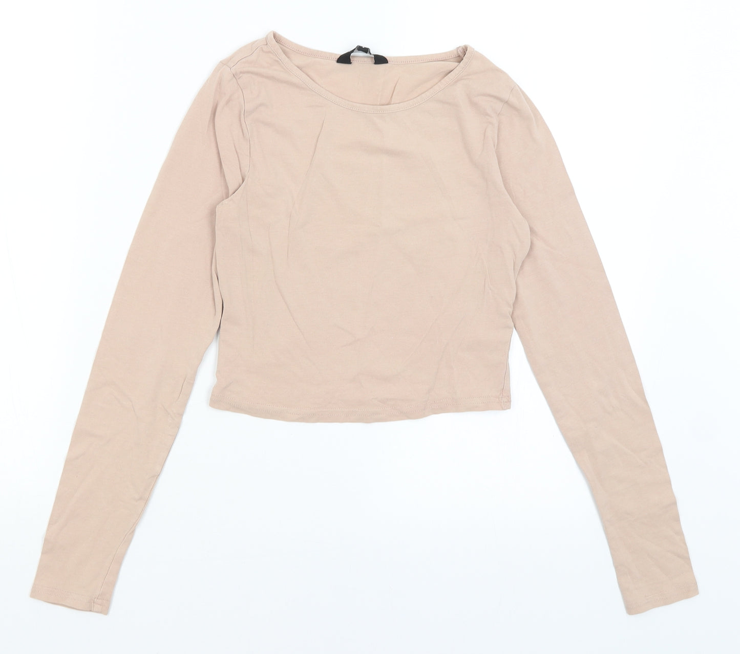 New Look Womens Pink   Cropped T-Shirt Size 8