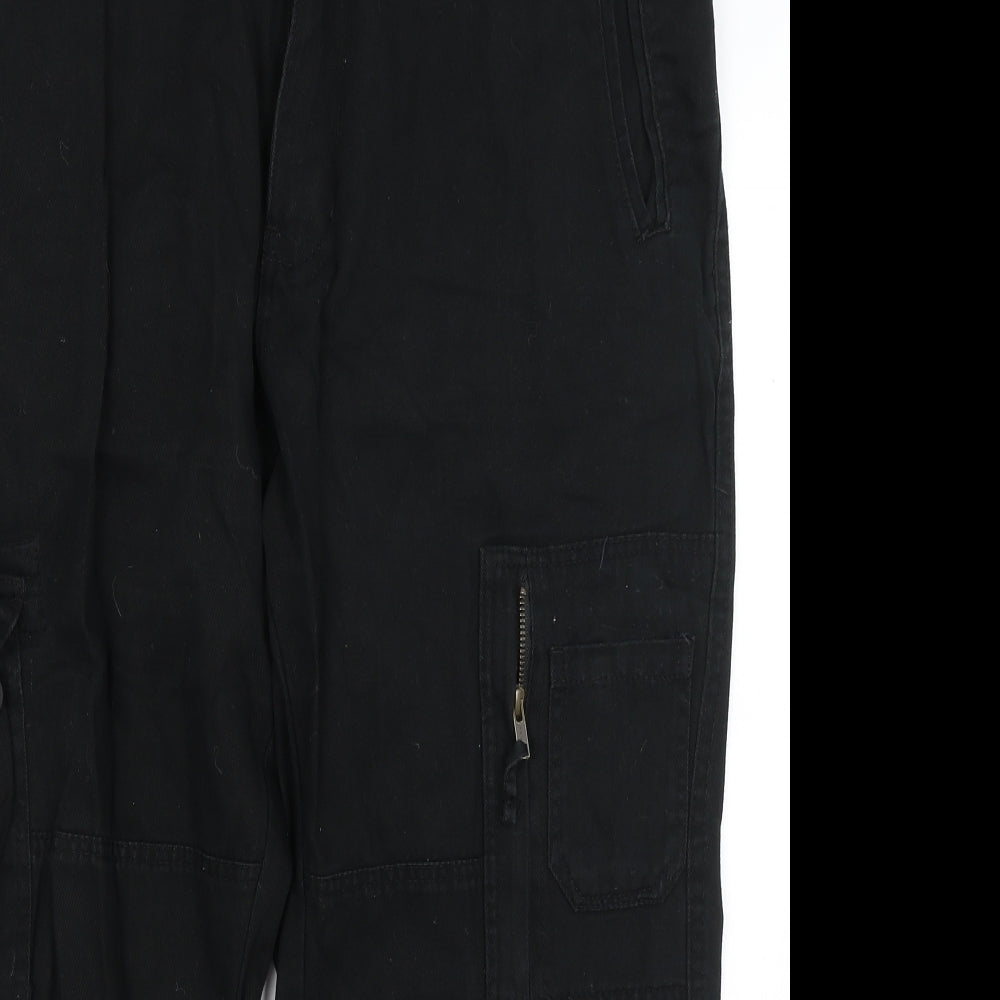 Capsule Mens Black   Carpenter Trousers Size 40 in L25 in