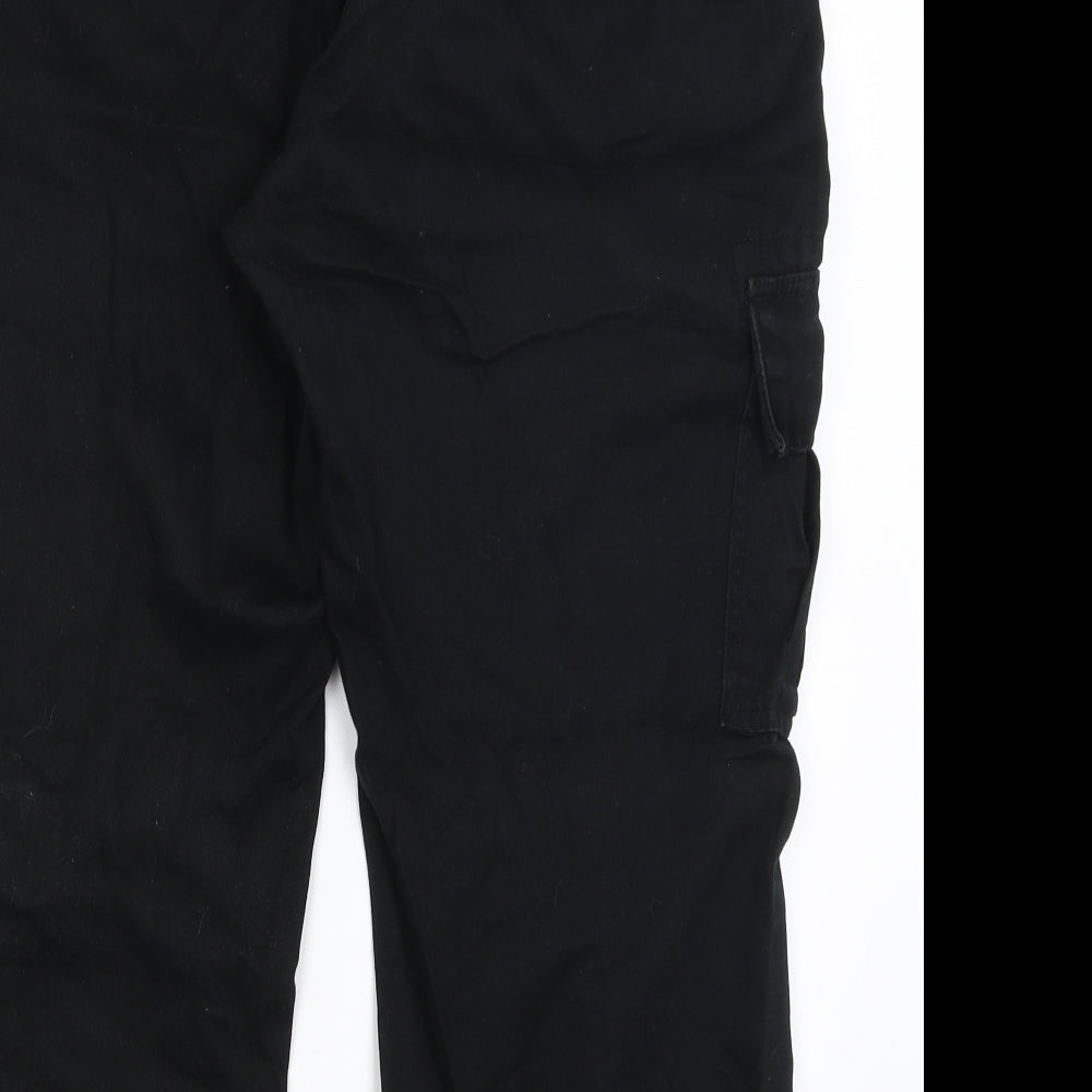 Capsule Mens Black   Carpenter Trousers Size 40 in L25 in