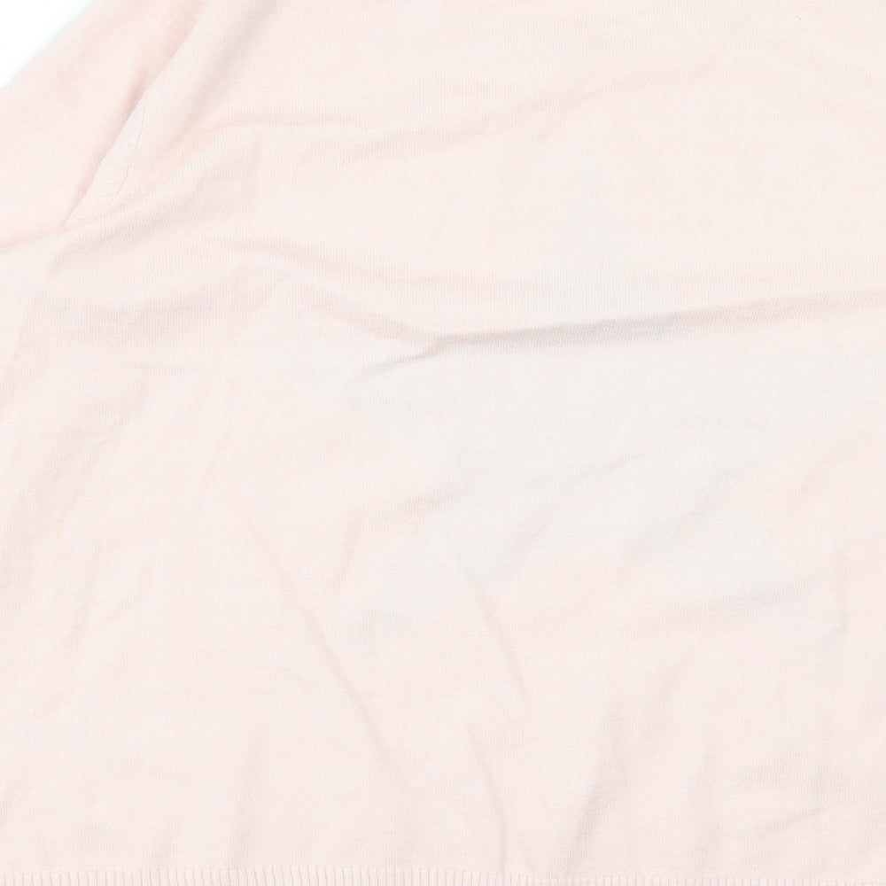 M&Co Womens Pink  Knit Pullover Jumper Size 16  - star