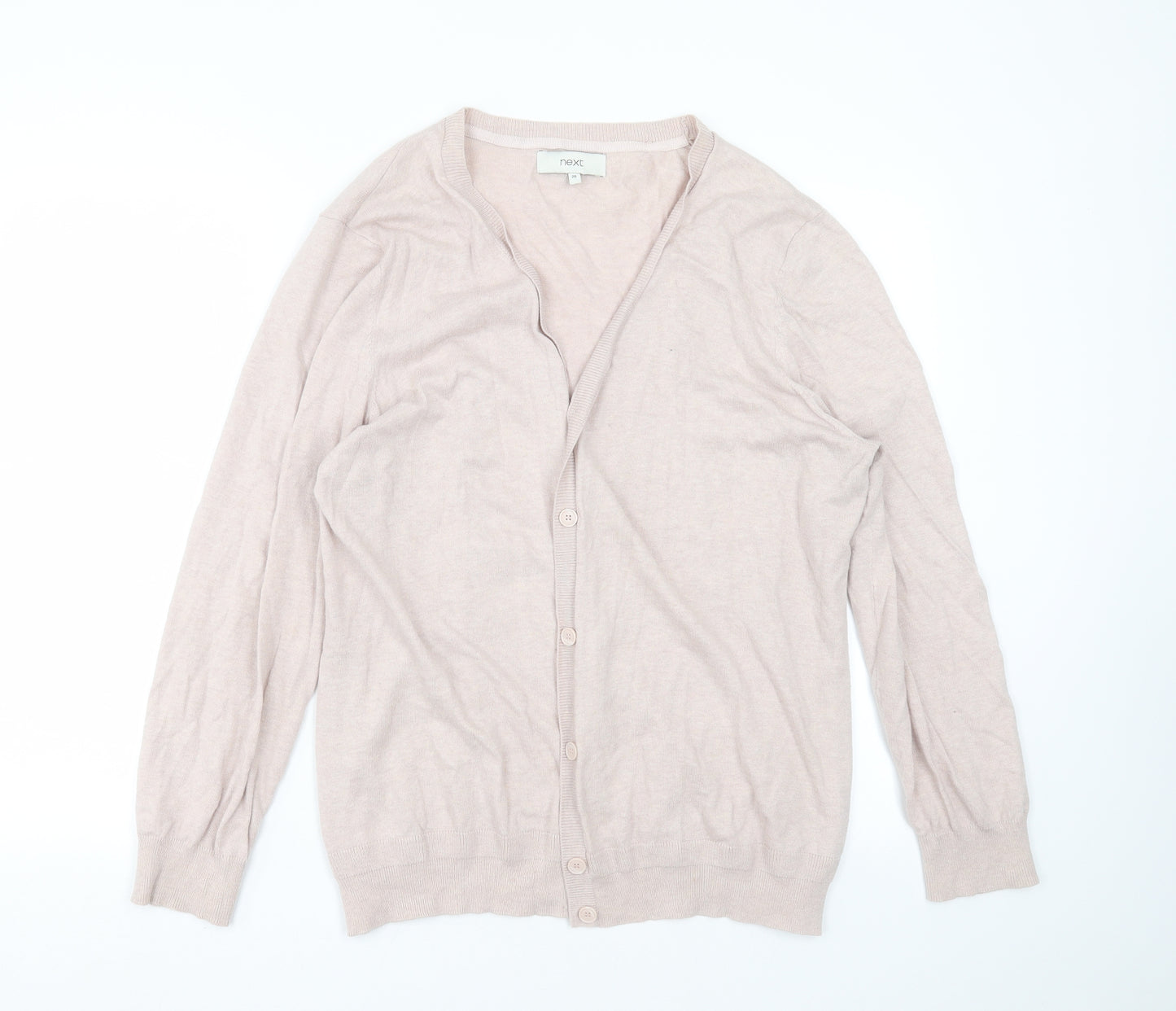 NEXT Womens Pink  Knit Cardigan Jumper Size 20