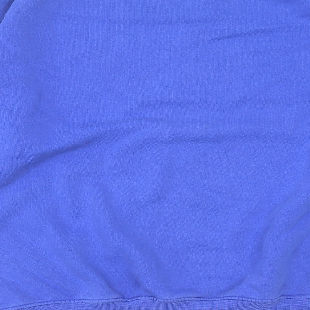 adidas Mens Blue   Pullover Sweatshirt Size L