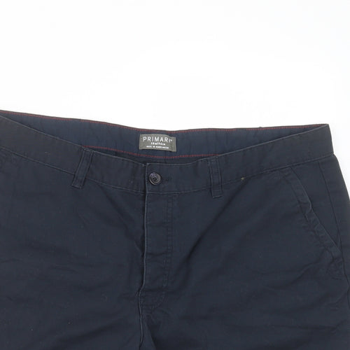 Primark Mens Blue   Chino Shorts Size 38 in