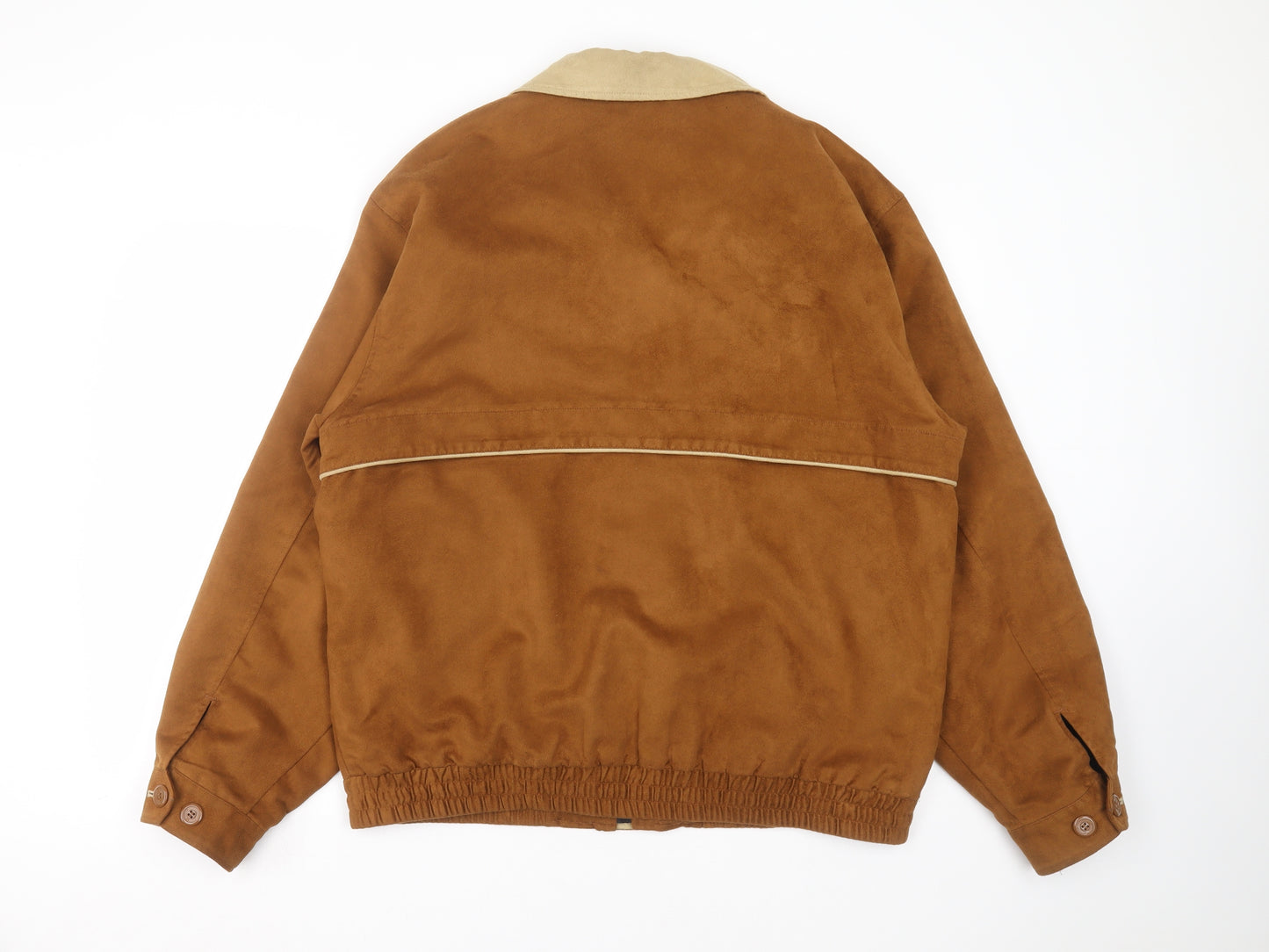 L'homme moderne Mens Brown   Jacket Coat Size XL
