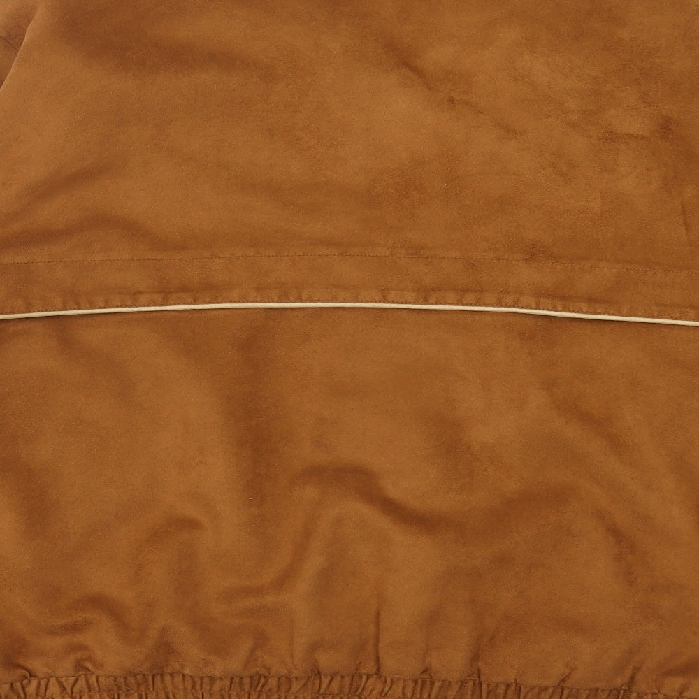 L'homme moderne Mens Brown   Jacket Coat Size XL
