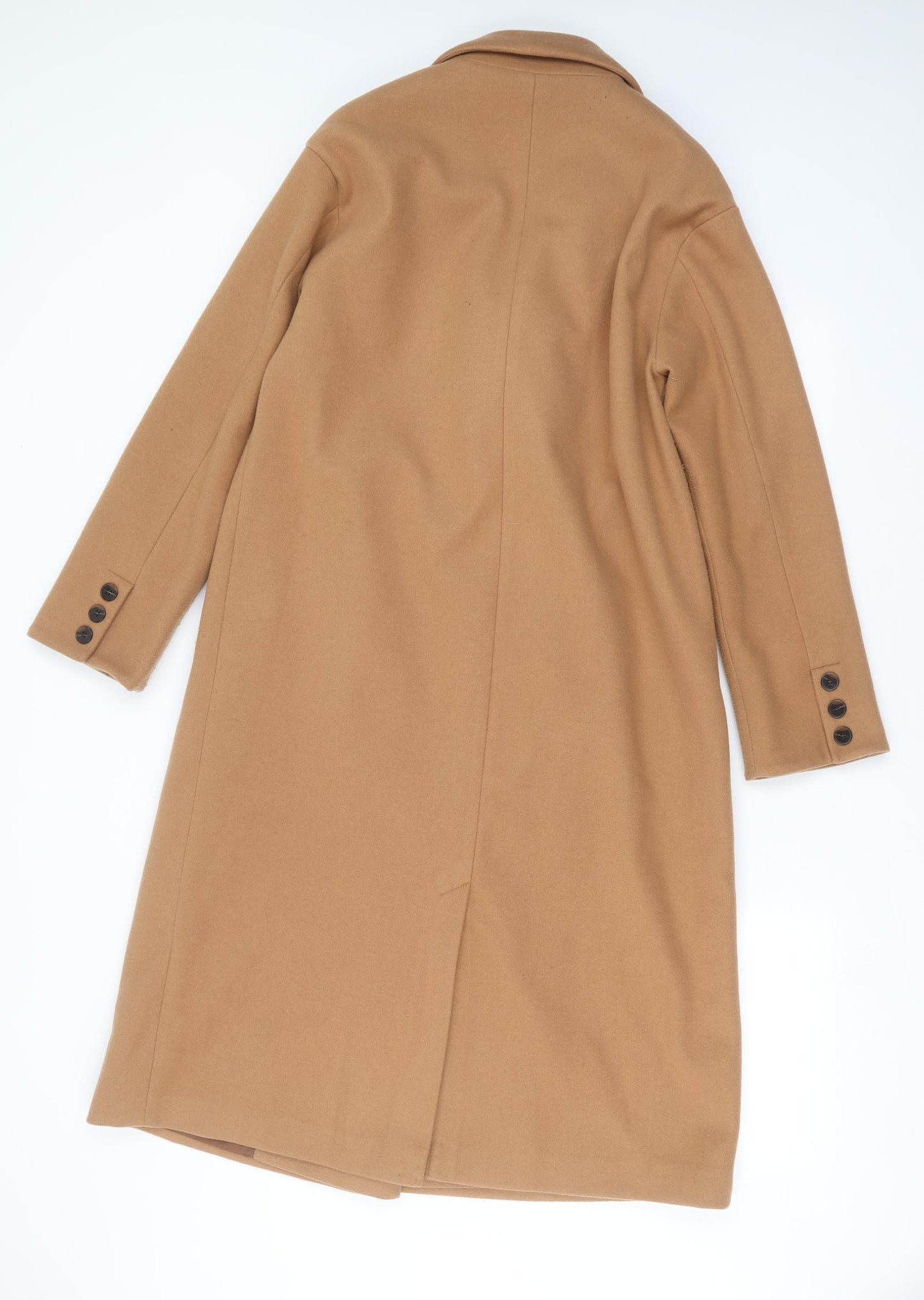 Primark Womens Beige   Overcoat Coat Size 10