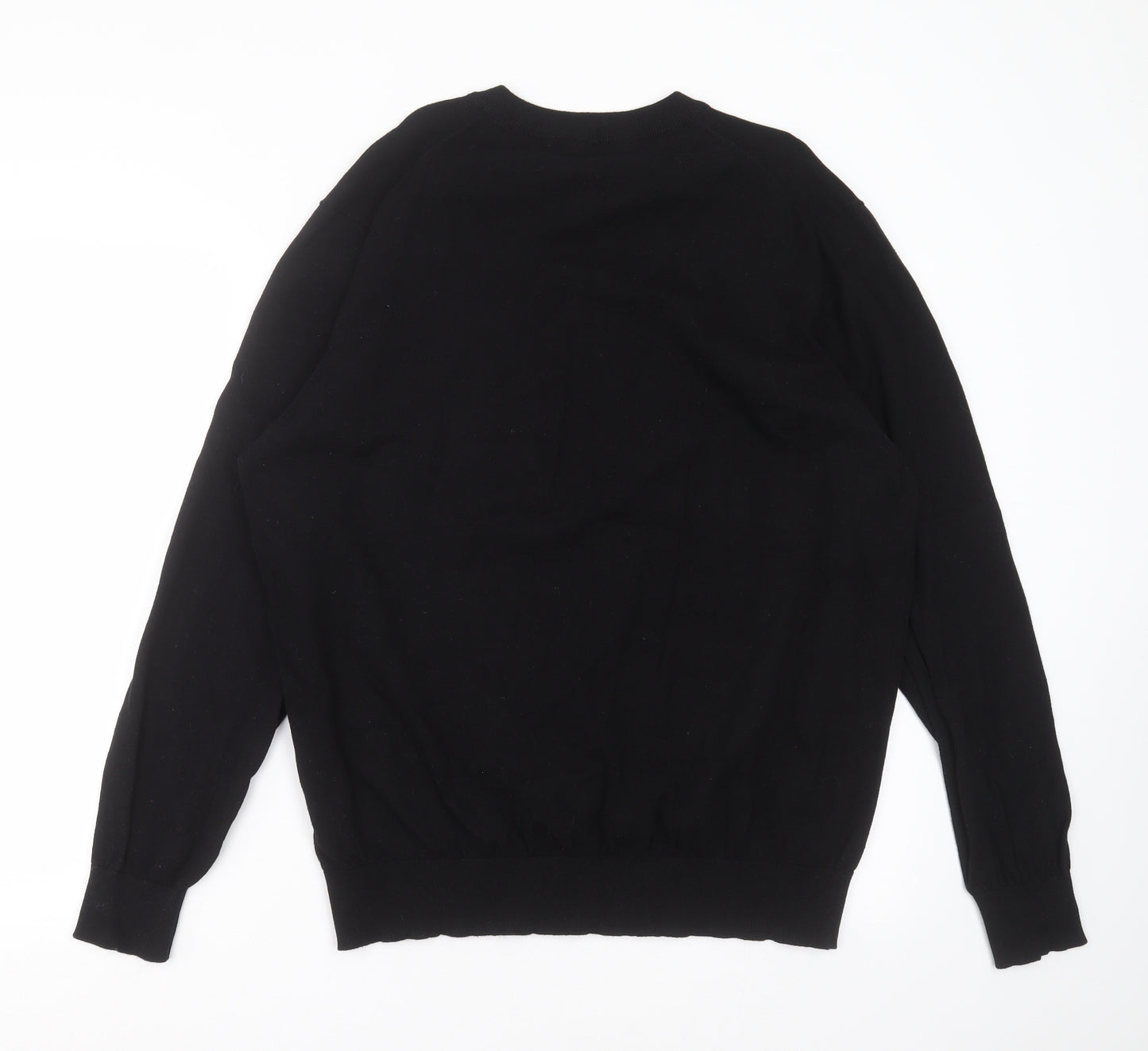 Very Mens Black  Knit Pullover Jumper Size XL