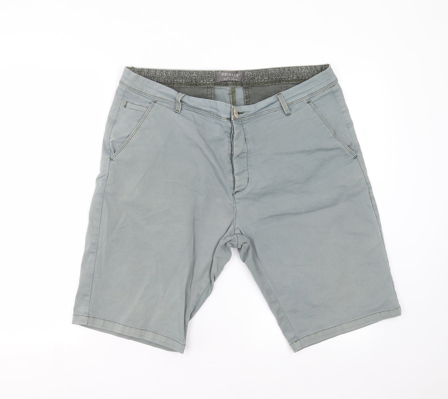 Primark Mens Green   Chino Shorts Size 36 in