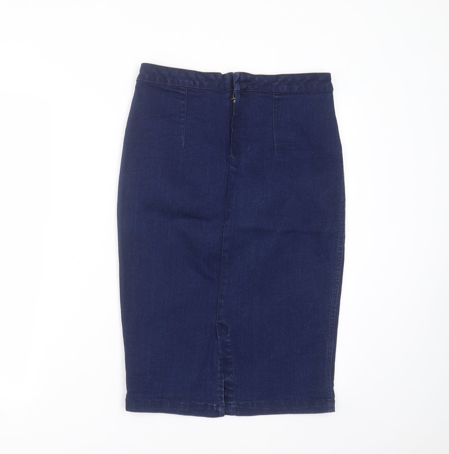 George Womens Blue  Denim Straight & Pencil Skirt Size 10